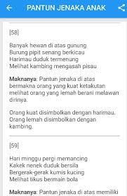 Kumpulan Pantun Jenaka Anak Sd For Android Apk Download