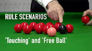 You are snookered on the object ball (blue). 112 Rule Scenarios Touching And Free Ball Youtube