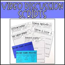 Editable Video Discussion Scripts For Seesaw And Flipgrid Tpt Classroom Community Student Reading Book Talk