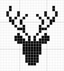 Growing up i was always fond of reindeer at christmastime and it was the first animal to come to mind when brainstorming. Simple Deer Head Cross Stitch Pattern Cross Stitch Embroidery Stitch Patterns Cross Stitch
