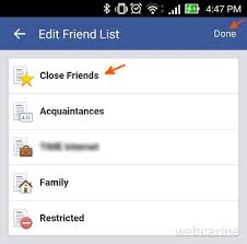 Push, email and text notifications. Q A How To Add Friends To My Close Friends In Facebook On My Android Device