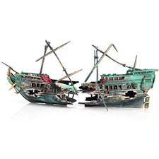 Maybe you would like to learn more about one of these? 1pcs Aquarium Pirate Ship Broken Wreck Aquarium Decoration Aquarium Accessories Home Landscaping Decoration Online Pet Deals