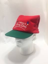 I Believe In Santa Claus Hat Snapback Red Green Christmas Pom Pom Baseball Cap Santacap Baseballcap Mens Hats For Sale Hats For Men Hats