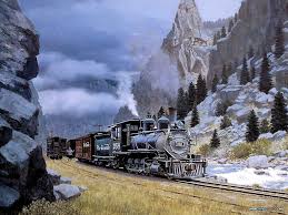 Journeys By Howard Fogg Railroad Art Steam Art Train Art