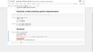 In mathematics, especially in linear algebra and matrix theory, the vectorization of a matrix is a linear transformation which converts the matrix into a column vector. Vectorization Vs Non Vectorization Python Implementation Youtube