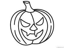 Lantern from pumpkin with the cut out of a terrible grin and leaves outlined. Halloween Pumpkin Coloring Pages Printable Coloring4free Coloring4free Com