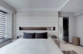 Adjacent to the study, the bedroom is warm and clean. Modern Luxury In The Heartlands Hdb Casa Clementi Juz Interior