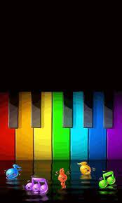Mobil Music Gif 480x800 Muzyka Cell Phone Wallpaper Rainbow Colors Rainbow Music Rainbow