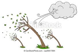 # beach # hair blowing # blowing in the wind. An Image Of A Windy Day Trees And Cloud Blowing Wind Cartoon Canstock