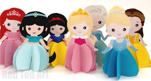 The file is one jpg at 300 dpi and 11×8. Paper Princess Doll Diy Princess Ornaments Cards Red Ted Art Make Crafting With Kids Easy Fun