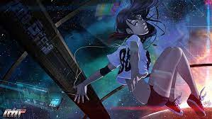 F L O A T Ati O N By Vashperado On Deviantart Anime Digital Wallpaper Space Girl