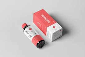 Supplement Bottle Box Mock Up 1 By Yogurt86 On Envato Elements Supplement Bottles Packaging Mockup Medicine Packaging