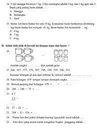 Maybe you would like to learn more about one of these? Kumpulan Soal Pelajaran Matematika Kelas 2 Sd Mi Semester 1 Dan 2 Kunci Jawaban Official Website Initu Id