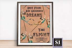Once Fears Are Grounded Dreams Take Flight Vintage Circus Etsy Circus Quotes Dance Motivation Flight Quotes