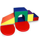 Piankowe klocki XXL 6 elementów, miękkie i duże kreatywna zabawa ...