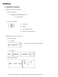 Maybe you would like to learn more about one of these? Rumus Mean Median Modus