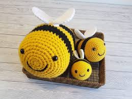 These 20 crochet kitchen patterns including dishcloths, scrubbies, tablecloths, trivets, and more. Tiktok Bee Crochet Pattern In 3 Sizes Crafting Happiness