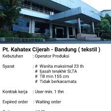 Pt kahatex ini adalah perusahaan yang bergerak dalam bidang tekstil yang memiliki 4 lokasi di indonesia. Powerful Network Building Home Facebook