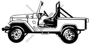 Black And White Camaro Clipart Jeep Clipart And Vectorart Vehicles Off Road Atv Vectorart And Black Jeep Jeep Clip Art