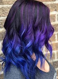 Super Hair Ombre Blue Purple Color Trends Ideas Colored Hair Tips Hair Inspiration Color Hair Styles