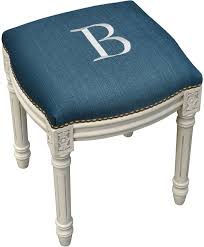 This monogrammed candle project can be applied to any candle you find in any store, but here is what really drew me in about these candles. Upholstered Vanity Stool 175 38 Monogrammed Home Decor Gifts Sure To Please Everyone On Your List Popsugar Home Photo 13