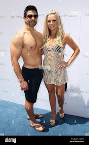 Tamra Barney of 'The Real Housewives of Orange County' appears at Azure at  the Palazzo Featuring: Eddie Judge,Tamra Barney Where: Las Vegas, NV,  United States When: 18 May 2013 Stock Photo