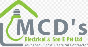 Maybe you would like to learn more about one of these? Logo Electrician Mcd S Electrical Son E Pm Ltd Electricity Png 2723x1466px Logo Area Brand Business