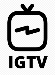 It is also a platform where users can share their own or other people's photos, sign them with hashtags, and look at other people's images while flipping through the feed. Png Image Black Igtv Text With Logo Instagram Tv Icon Pxpng