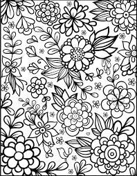 Many details are hidden in these adults floral coloring pages prepare your pens, make yourself comfortable in your garden. Detailed Flower Coloring Pages Printable Novocom Top