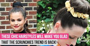 Bienvenidos (◠‿◠) espero que te guste la pagina. 7 Stylish Ways To Rock The Scrunchie Because The Trend Is Back Daily Vanity