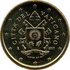 Vatikan 2 10 50 euro cent papst benedikt franziskus lot andorra san marino cents. 50 Euro Cent Franciscus Vatican City Numista