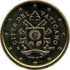 Vatikan 2 10 50 euro cent papst benedikt franziskus lot andorra san marino cents. 50 Euro Cent Franciscus Vatican City Numista