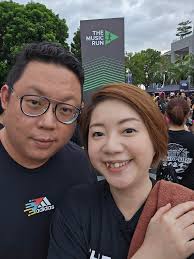 Happy Run with my Hubby! Keep fit!!!