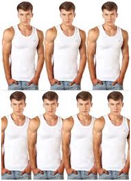 Lux Cozi Mens Cotton Vests Set Of 7