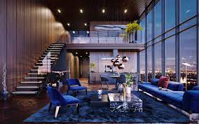 Luxury Penthouse In Los Angeles Usa Cgi On Behance Luxury Apartments Interior Apartment Luxury Luxury Penthouse