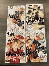 Haikyuu Vol 1,2,4, and 5 - Manga English Language | eBay