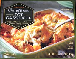 These baked cauliflower tater tots are crispy on the outside and wonderfully tender on whisk in the cheese, flour, salt, and pepper. Trader Joe S Cauliflower Tot Casserole Had Me Scratching My Head Why But In The End It Was An Ooey Gooey Cheesy Mess That I Really Like Traderjoes