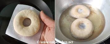 Eggless Doughnut Recipe Basic Donut Soft Light Raks Kitchen In 2020 Doughnut Recipe Eggless Donut Recipe Cooking Light Recipes