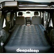Air Mattress Shaped For Sleeping And Camping In Jeep Wrangler 4 Door Jku Jeep Camping Jeep Wrangler Camping Jeep Jku