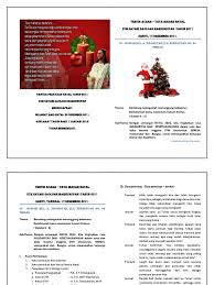 Agar tersusun dengan baik, anda harus menyusun terlebih dahulu rangka buku liturgi natal kontekstual. Contoh Kata Sambutan Pembukaan Acara Natal