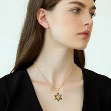 Collar Adnix Con Estrella De David, Collar Con Estrella De Y