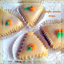 Triangle Oranges Amandes Gateau Algerien Gateau Oriental Sans Cuisson Gateau Algerien Gateau Oriental Facile