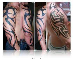 Now, you need to do three things: Half Sleeve Tribal Tattoo Designs For Men