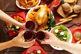 On martinstag, or the feast of st. Traditional Food For Christmas Dinner Festive Table Setting Stock Photo Picture And Royalty Free Image Image 62160939