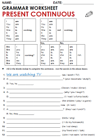 Present Continuous All Things Grammar English Grammar English Grammar Worksheets Teaching English Grammar