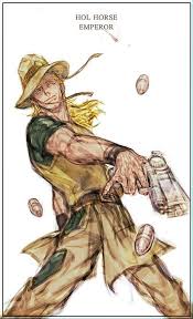 Hol Horse Emperor Oh Didn T Have Him Jojo Bizzare Adventure Jojo S Bizarre Adventure Jojo Memes