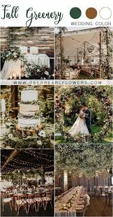 Wedding Weddings Greenwedding Weddingblog Weddinginspiration Wedding Weddings Greenwedding In 2020 Greenery Wedding Decor Fall Wedding Colors Wedding Colors