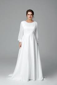Royal Long Sleeve Wedding Dress Plus Size Wedding Gown Satin Etsy Plus Size Wedding Gowns Long Sleeve Chiffon Dress Wedding Dress Long Sleeve