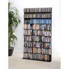 atlantic inc 72 large media rack in black 35435725 best buy 2021 storage tower diy dvd bathroom under sink cabinets