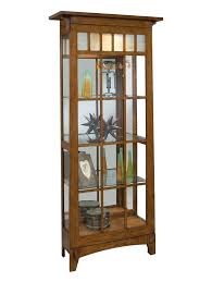 Lighted curio cabinet for sale. Roycroft 2 Way Sliding Door Mission Curio Cabinet In Oak Philip Reinisch Furniture Home Gallery Stores Curio Cabinet Hom Furniture Furniture